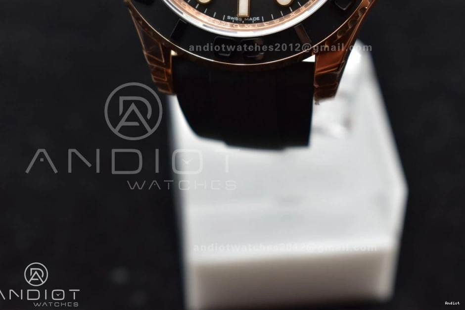 Best Bezel Strap Edition Yacht-Master 116655 VS3135 Rubber VSF on Ceramic 1:1 Oysterflex Black 0302